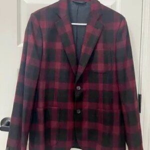 J. Lindeberg Piemonte Soft Wool Windstopper in Deep Masai. Size 48